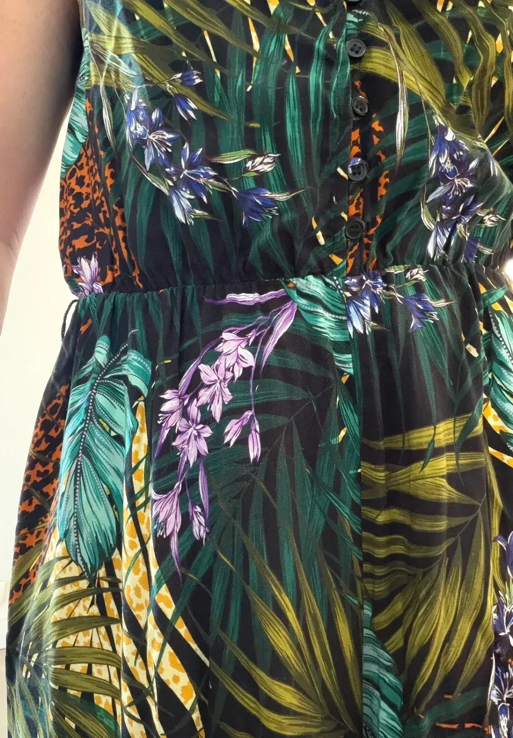 Mono Bréal T40 estampado tropical viscosa fluida – photo 6